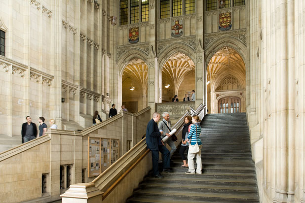 Inside Wills Memorial Building