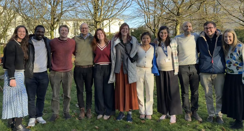 GW4-CAT HP fellows group outside at Bath University